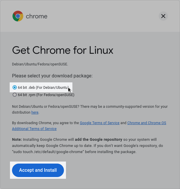 Google Chrome download