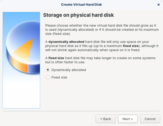 VirtualBox storage