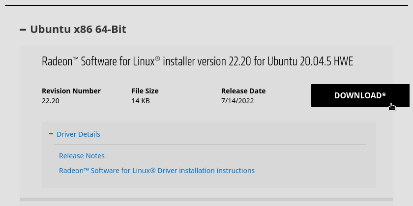 Download AMD drivers