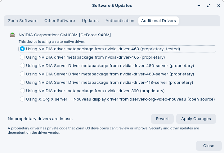 Additional Drivers app