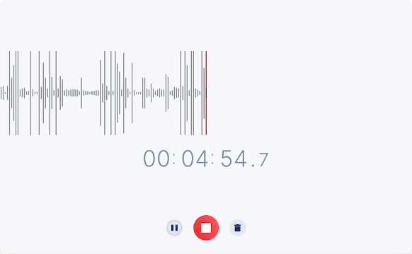 Sound Recorder recording