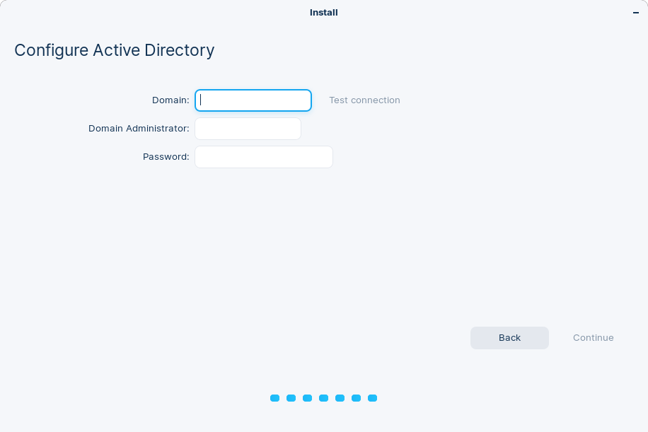 Active Directory setup